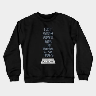 303 Bassline Slogan Crewneck Sweatshirt